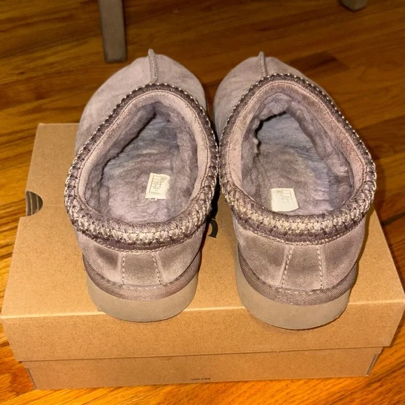 UGG Women's Purple and Grey Slippers - Picture 3 of 5